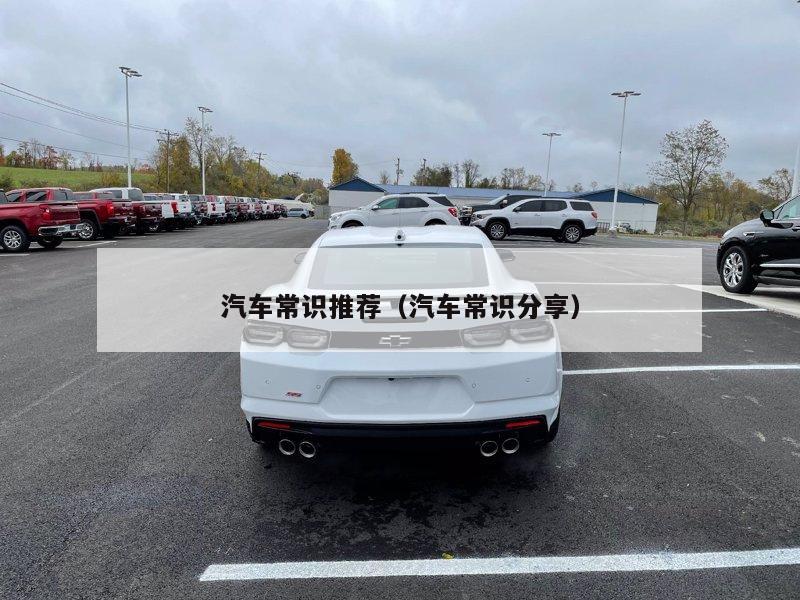 汽车常识推荐(汽车常识分享)