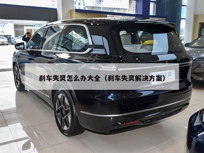 刹车失灵怎么办大全（刹车失灵解决方案）