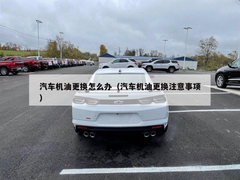 汽车机油更换怎么办（汽车机油更换注意事项）