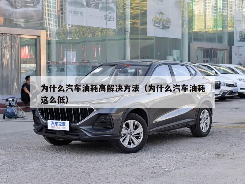 为什么汽车油耗高解决方法(为什么汽车油耗这么低)