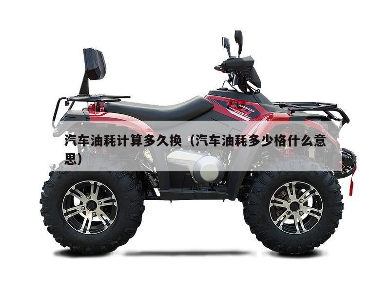 汽车油耗计算多久换(汽车油耗多少格什么意思)
