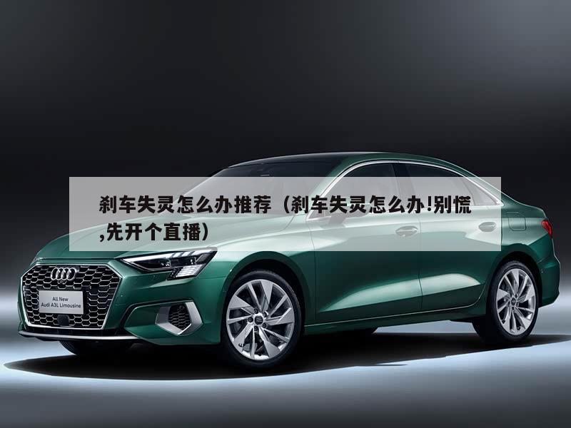 刹车失灵怎么办推荐（刹车失灵怎么办!别慌,先开个直播）