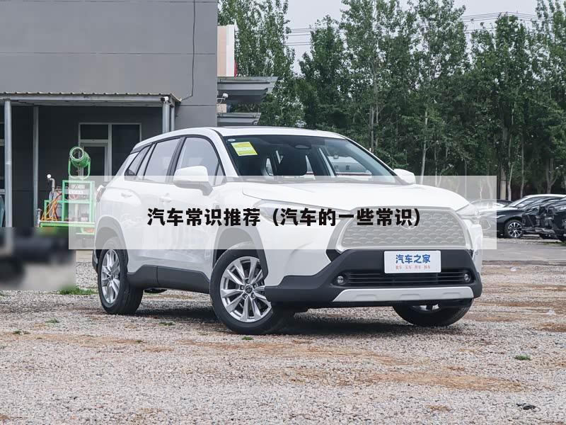 汽车常识推荐(汽车的一些常识)
