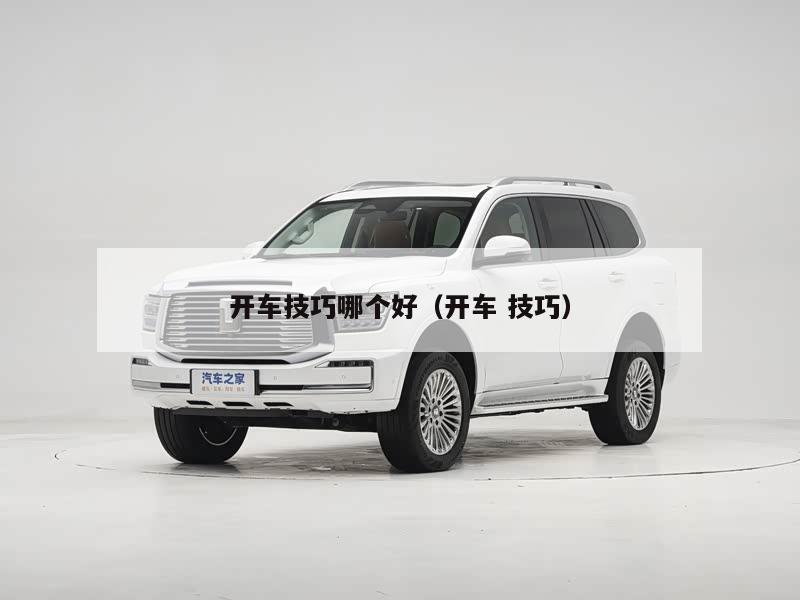 开车技巧哪个好（开车 技巧）